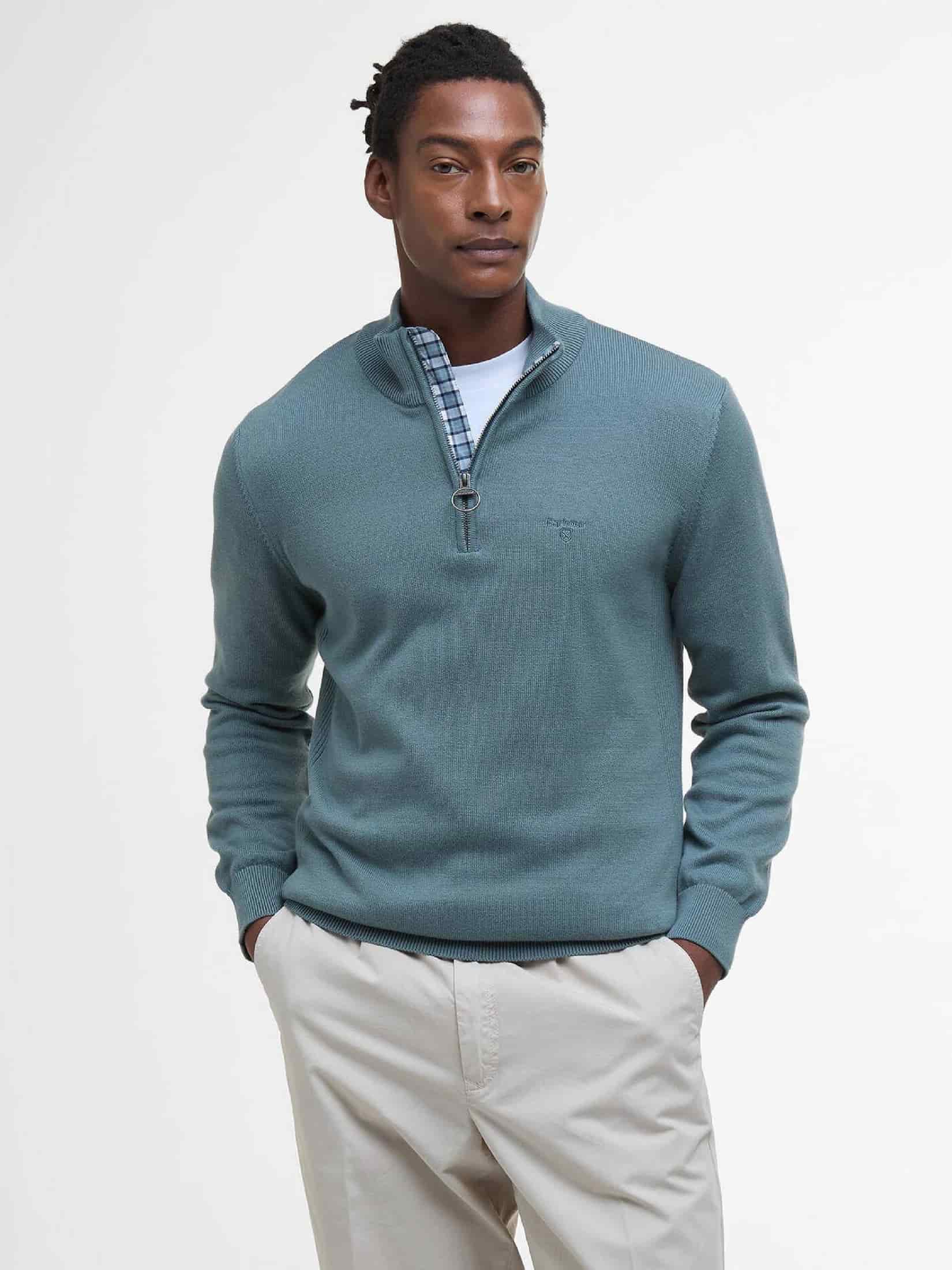 Cotton Quarter-Zip Jumper - miniatura 33