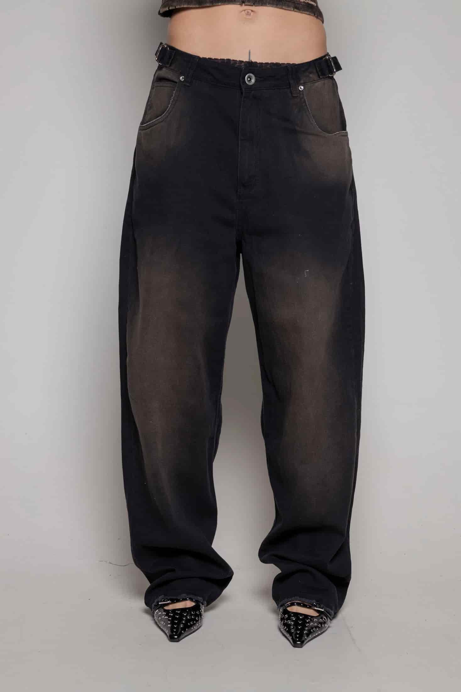 Baggy Courage Negro Desgastes - miniatura 2