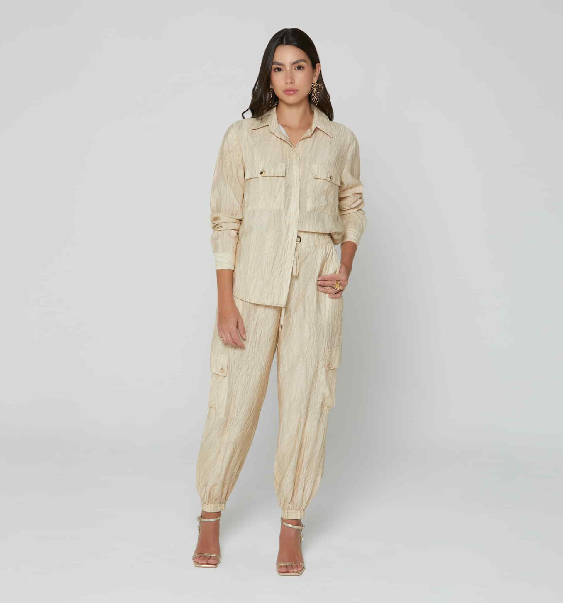 Blusa camisera manga larga - miniatura 4