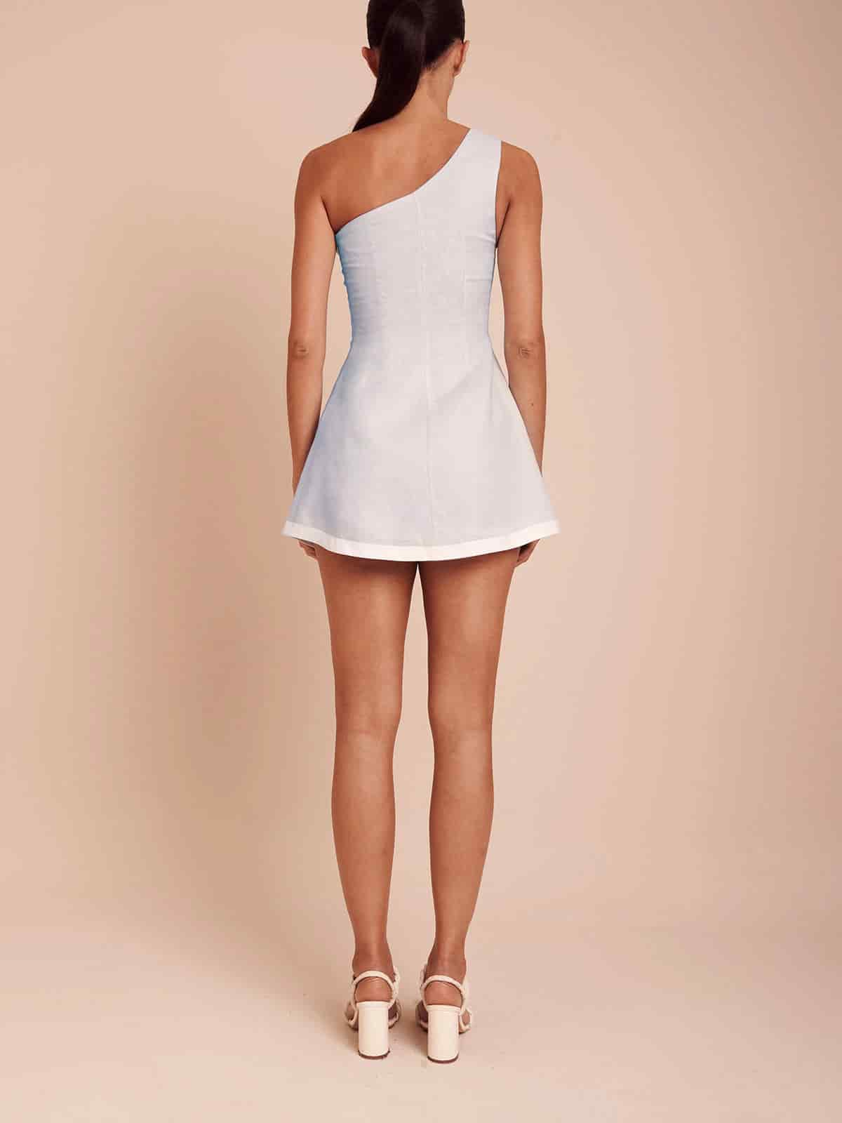MAROON DRESS BABY BLUE - miniatura 4
