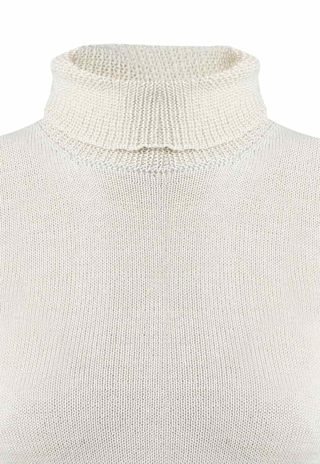 BABY ALPACA SILK KNITTED TURTLENECK SWEATER - miniatura 18