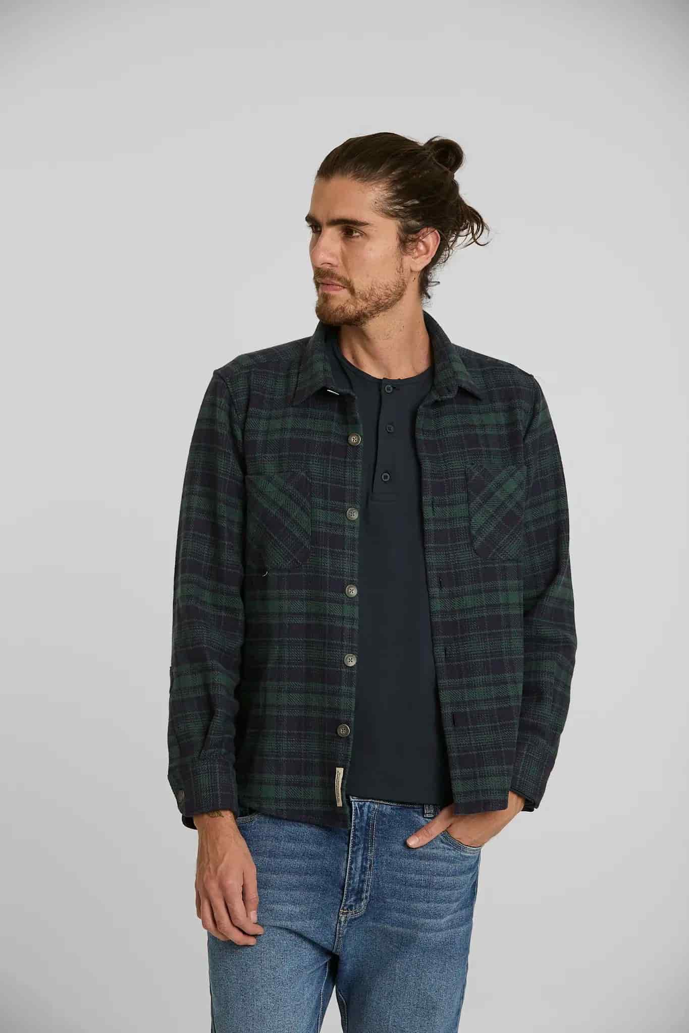 Sobrecamisa Cuadros Verde - miniatura 7