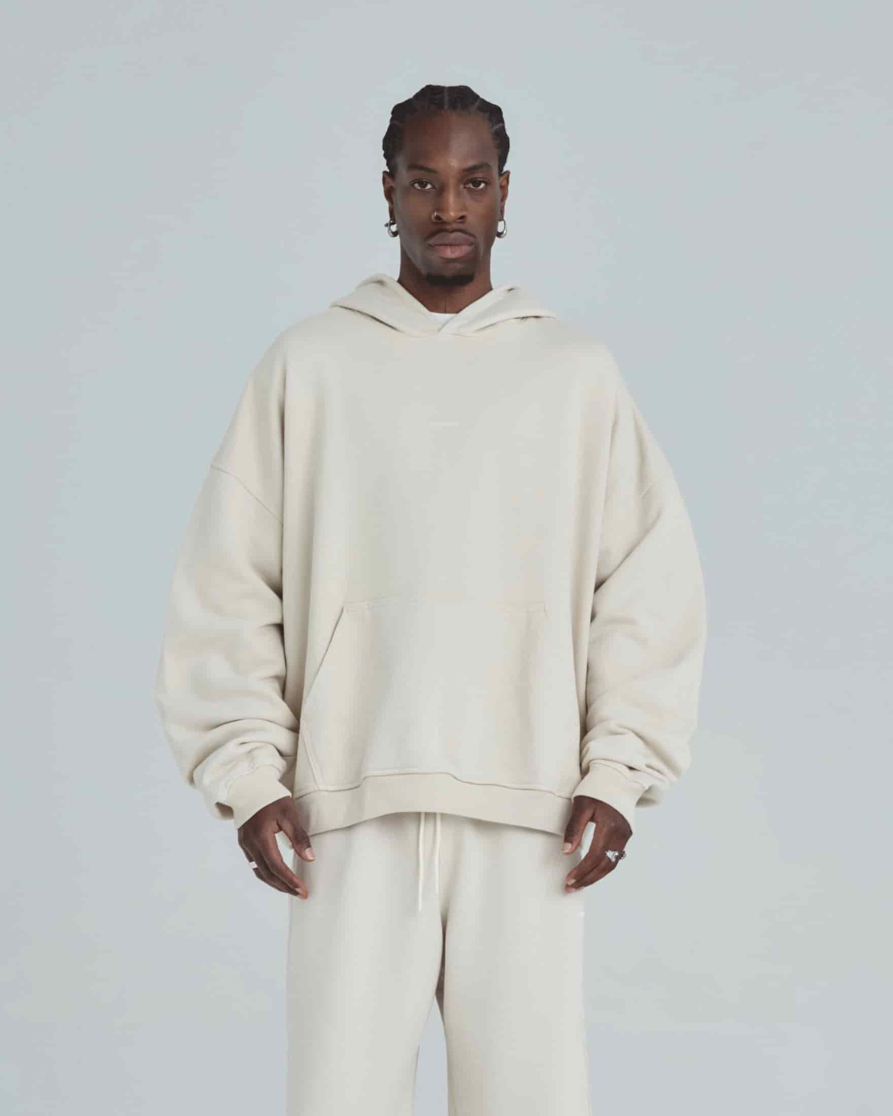Line Basic Hoodie Cream - miniatura 2