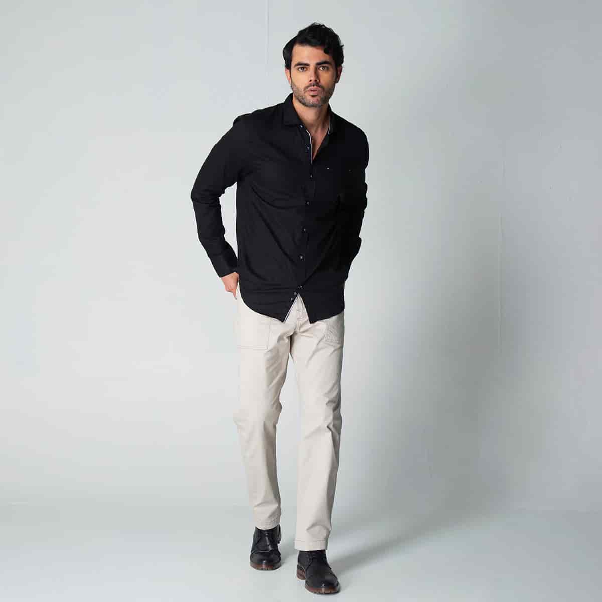 Camisa Formal Unicolor Turpiales - miniatura 2
