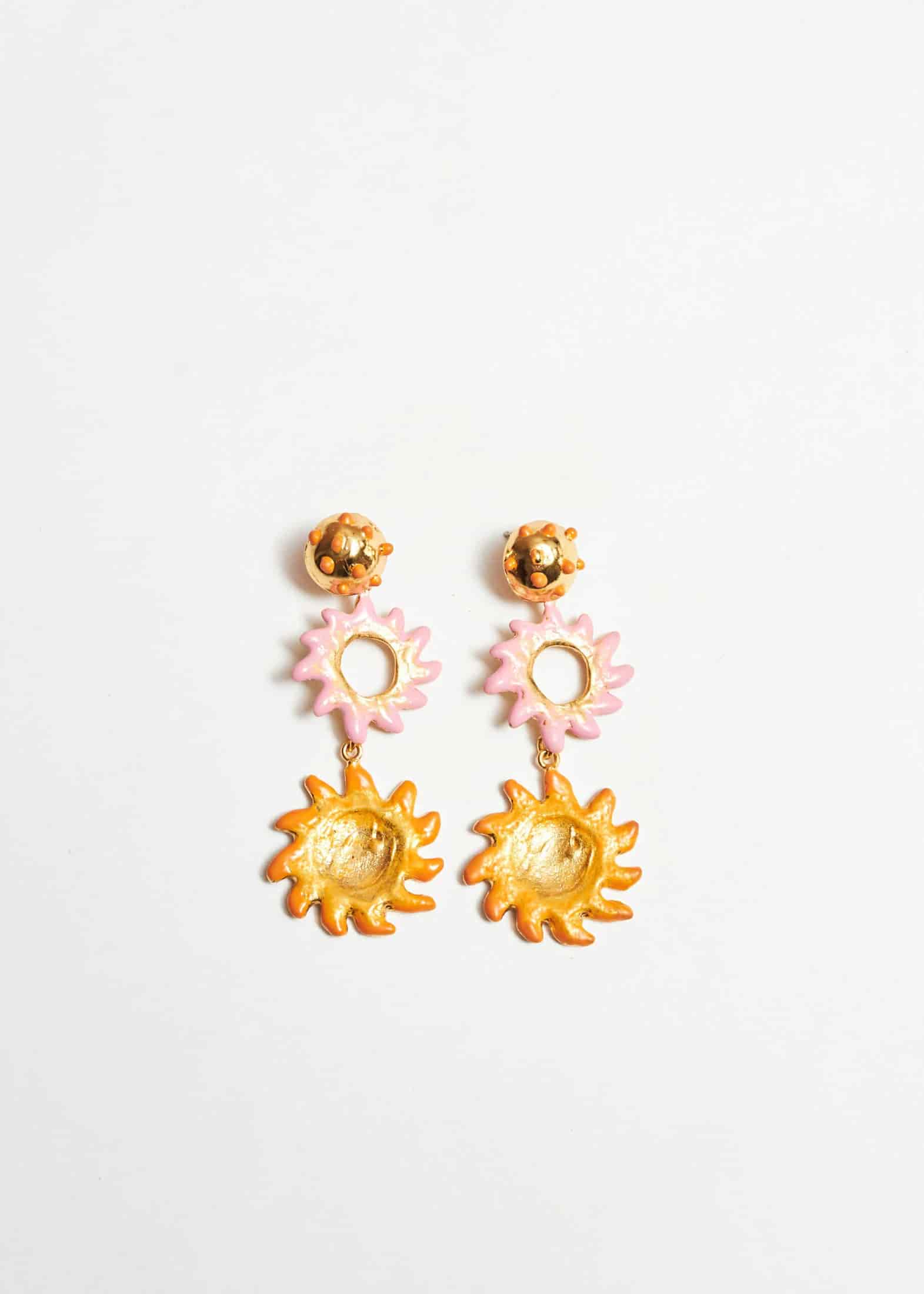 Aretes Solé Garden Amarillo - miniatura 3