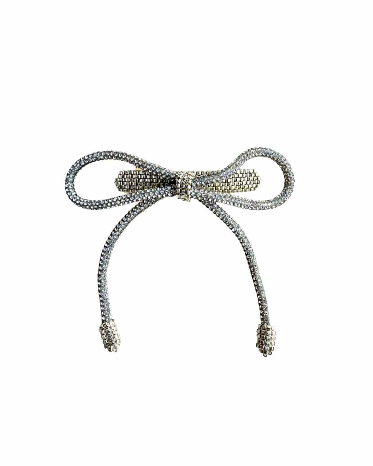Merry Bow Silver Hairpin - miniatura 2