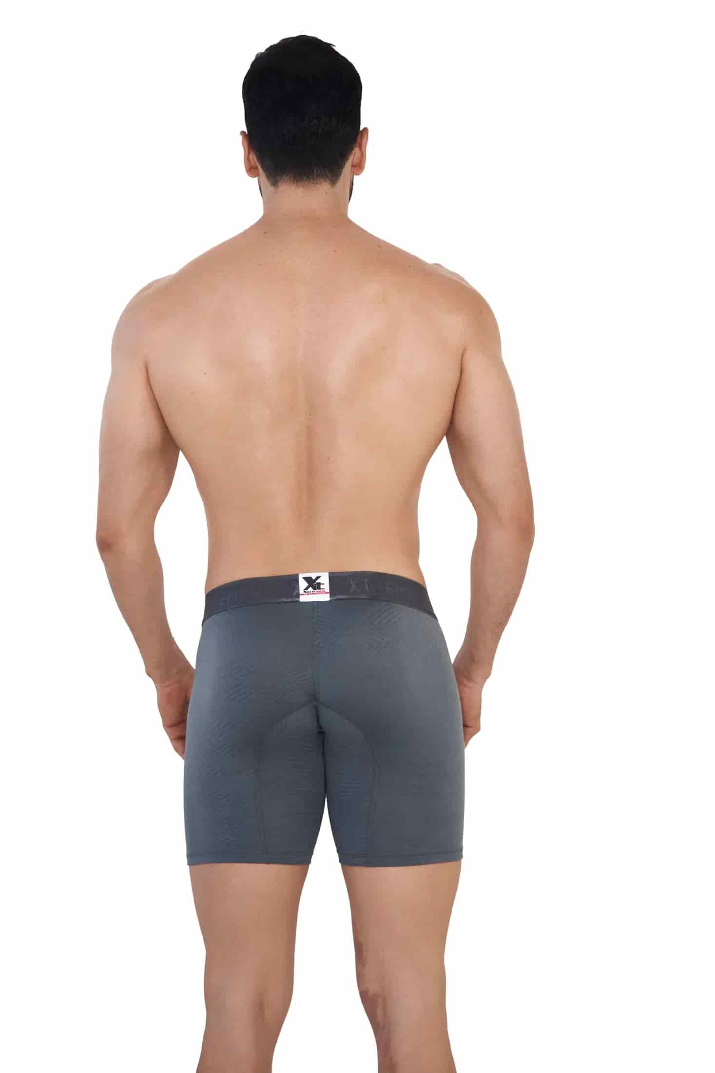BOXER MICROFIBRA JACQUARD ESPIGA GRIS - miniatura 3