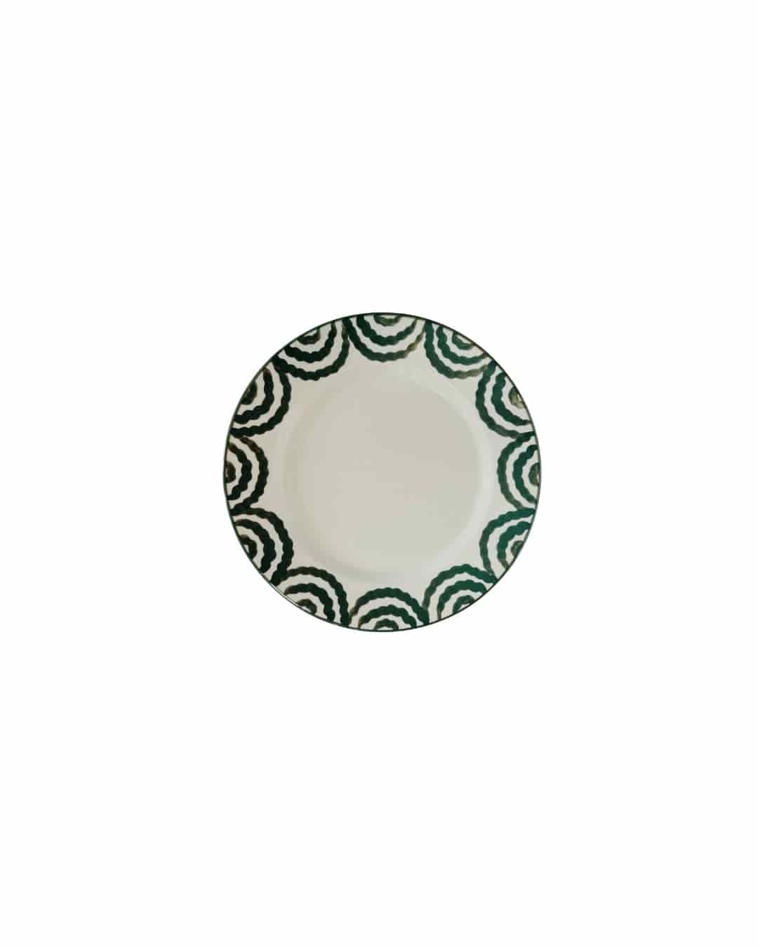 SET X2 DINNER PLATE - GREEN - miniatura 3