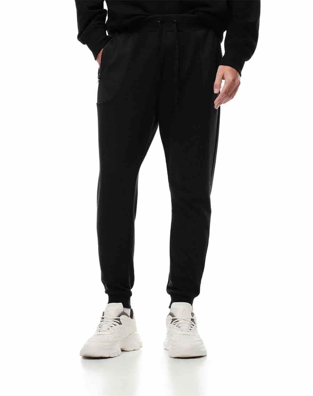 Jogger regular negro hombre - miniatura 3