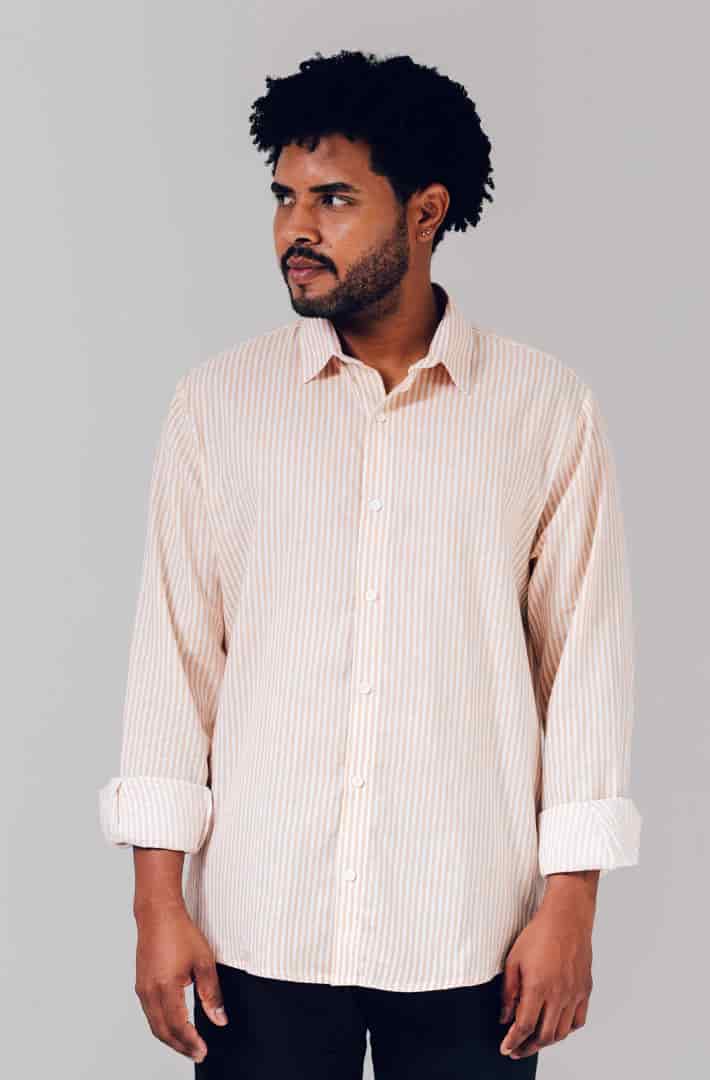Camisa blanca rayas curuba - miniatura 2