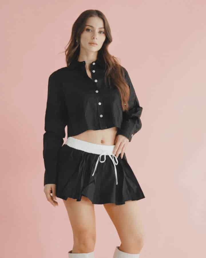 CAMISA MANGA LARGA ANTITHESIS NEGRA - miniatura 6