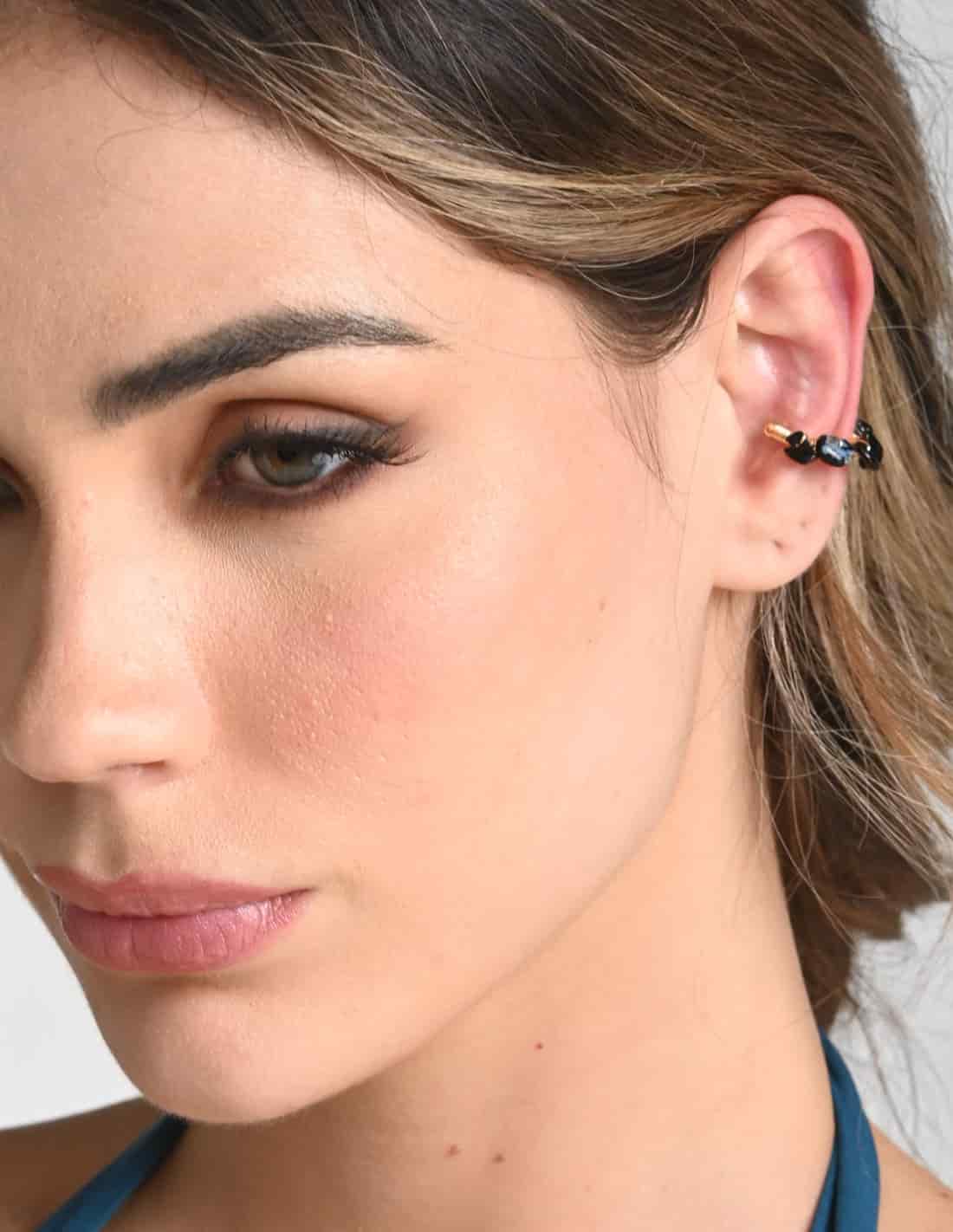 Ear Cuff Nala Sodalita + Oil Blue - miniatura 2