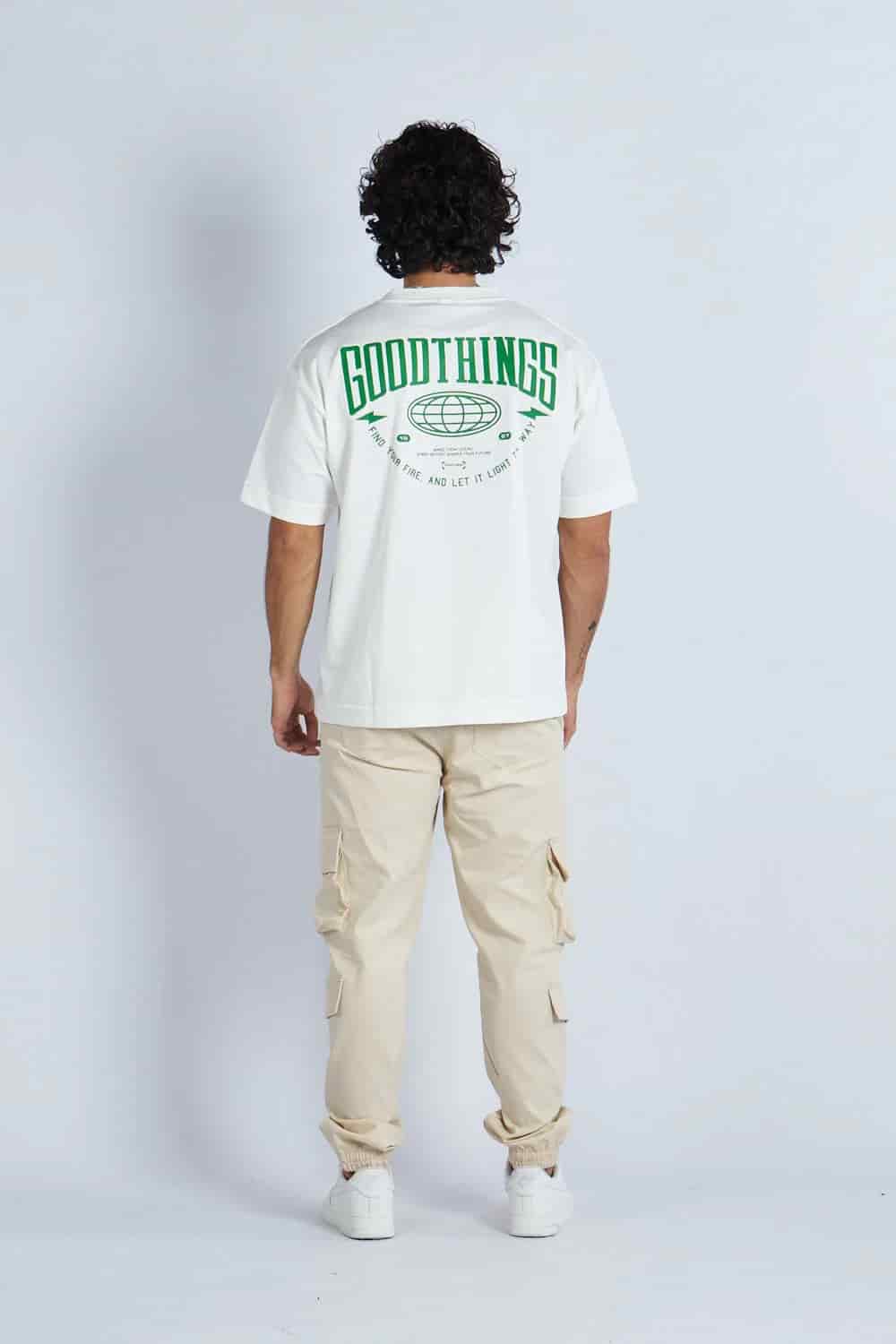Camiseta oversize estampada Good Things Marfil| DROP 03 | - miniatura 6