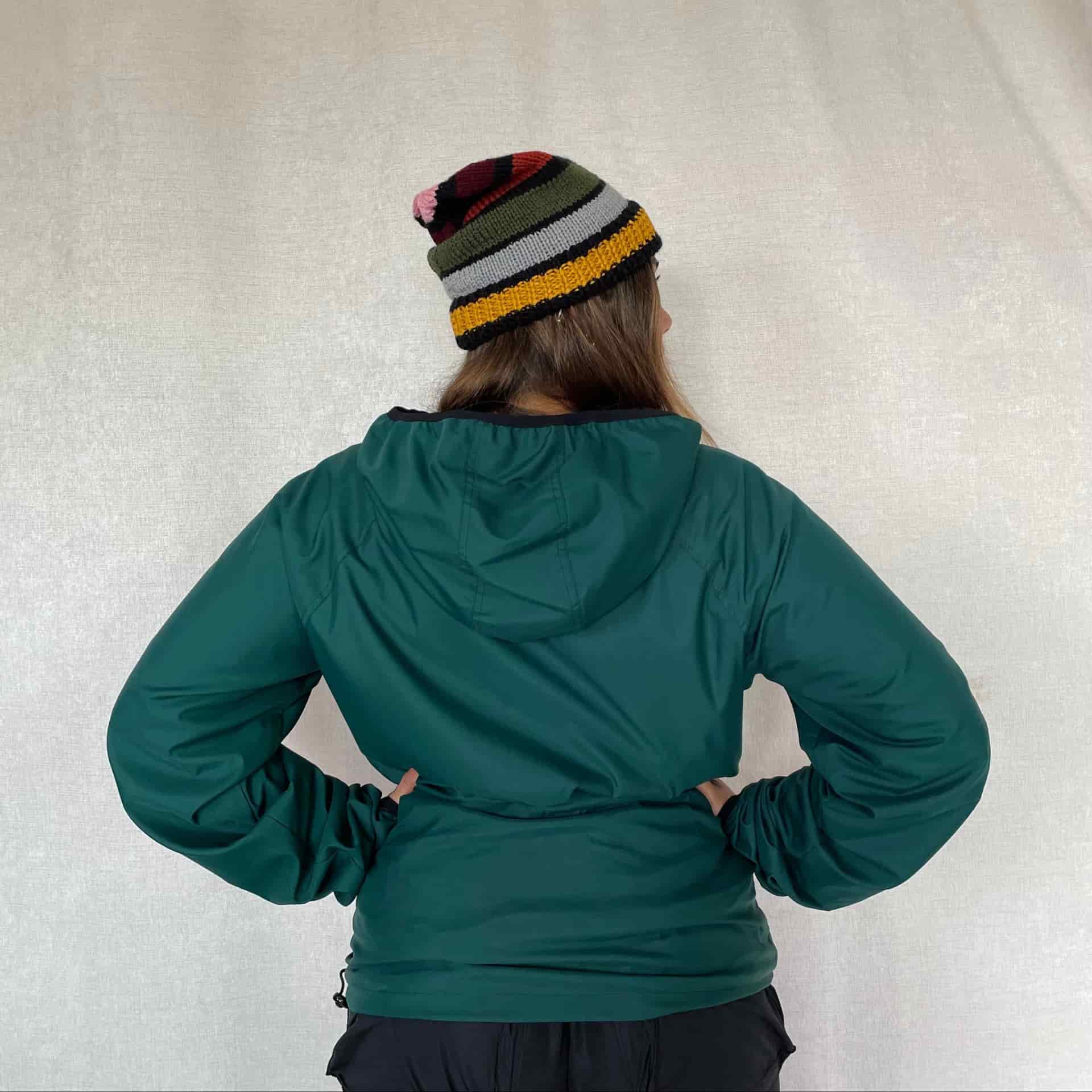 Chaqueta Impermeable Pionono Verde Mujer - miniatura 3