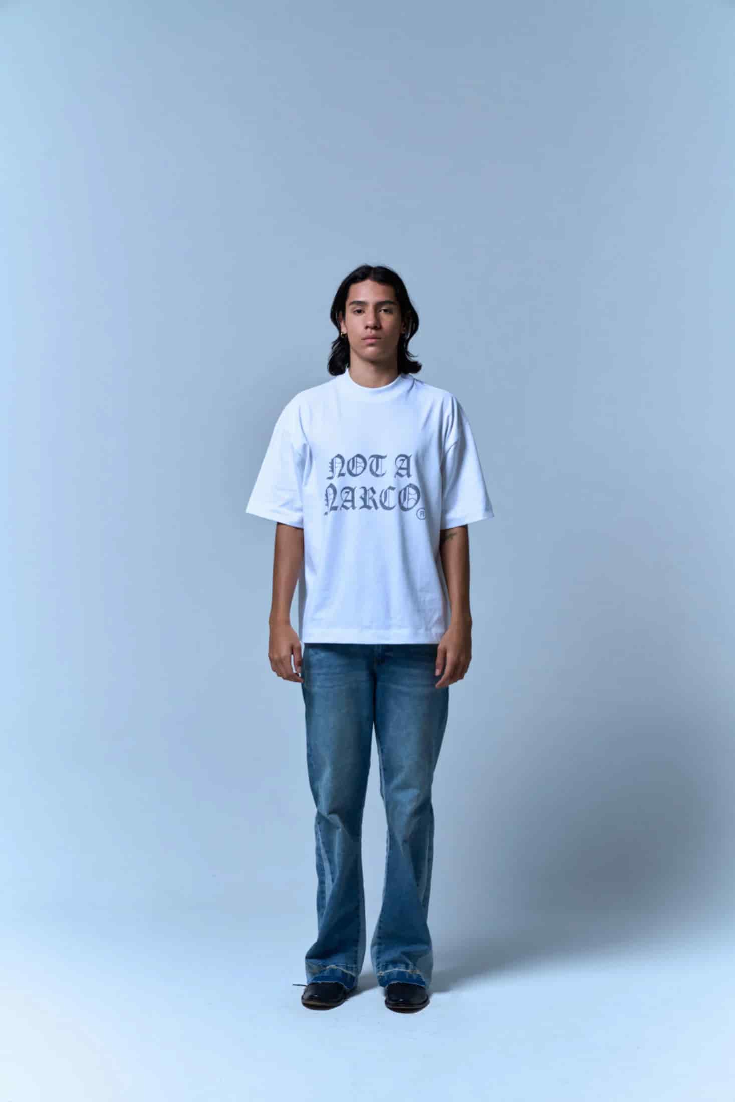 NOT A NARCO WHITE T-SHIRT - miniatura 6