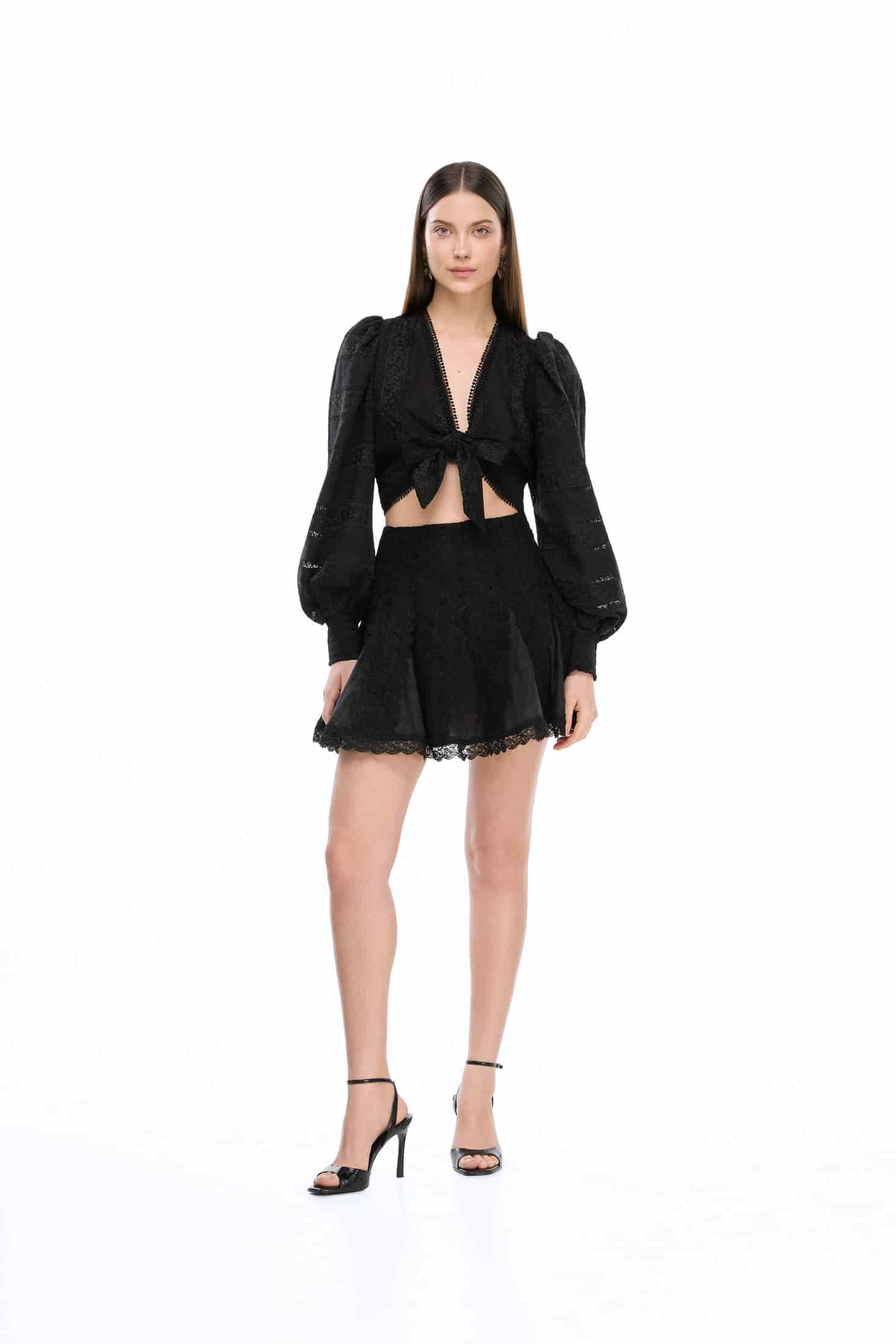FIRA SKIRT BLACK - miniatura 1