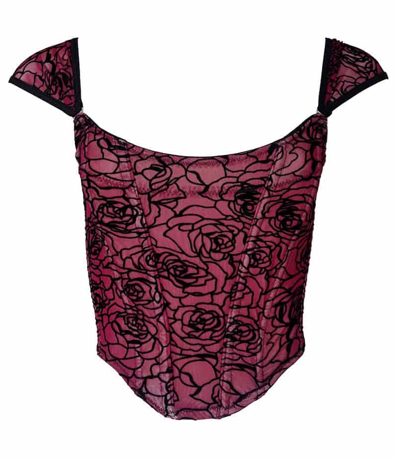 CORSET REVERIE VINO - miniatura 1