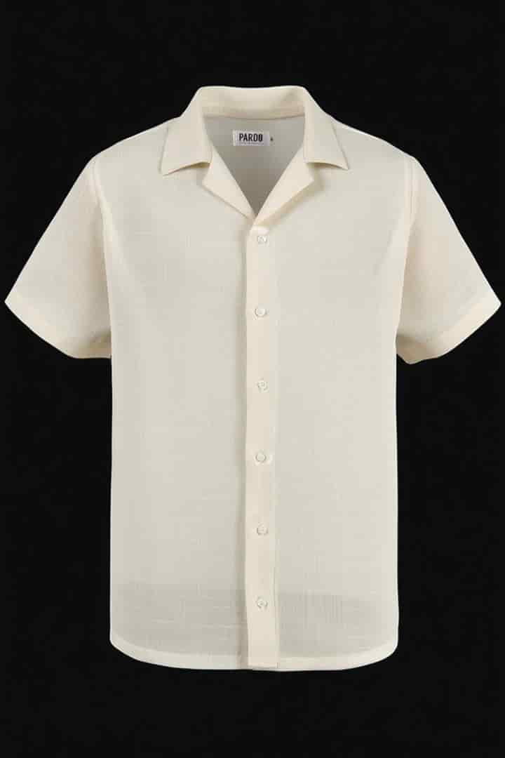 Camisa beige - miniatura 2