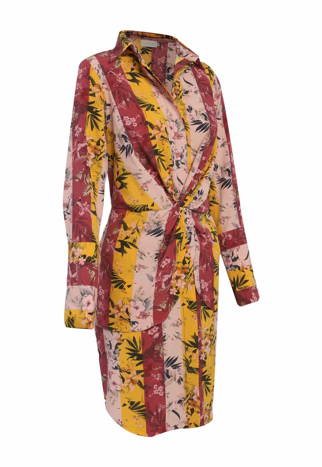 VESTIDO NUDO RAYAS - miniatura 3