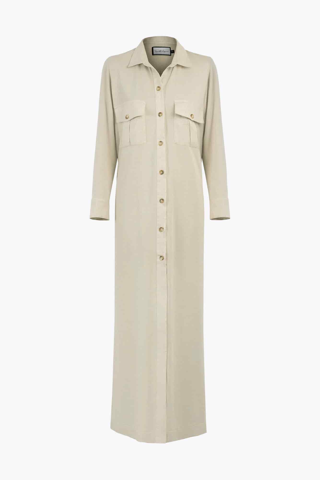 Vestido Amelia Beige - miniatura 2