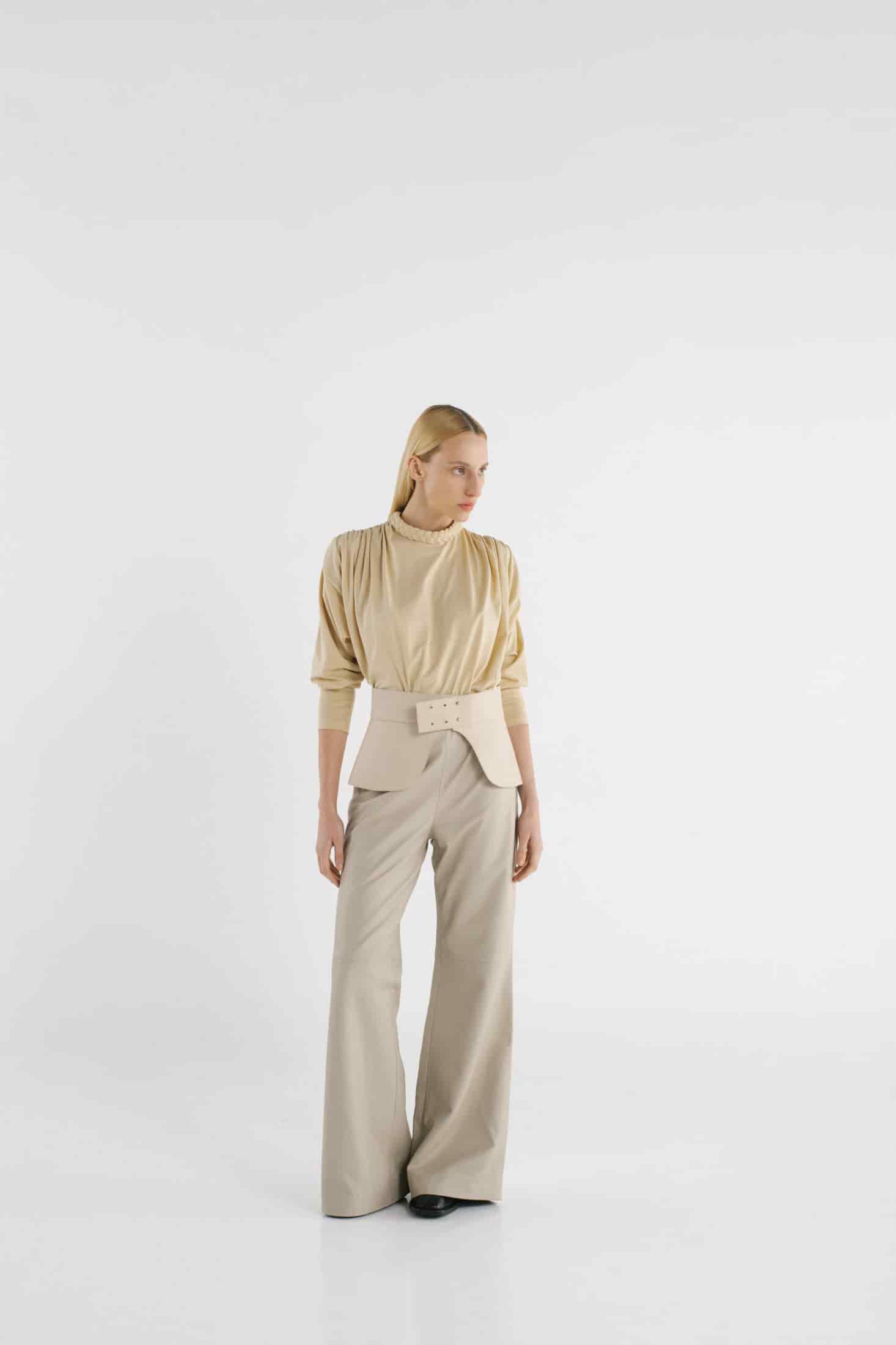 LONG SLEEVE BRAIDED T-SHIRT - miniatura 2