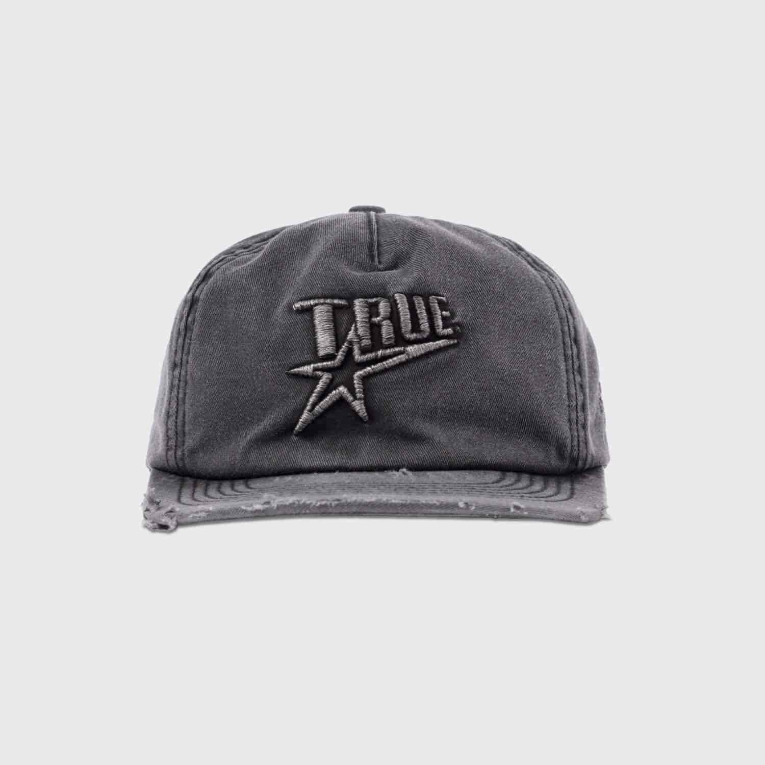 Star Washed Golfer Cap - Black - miniatura 3
