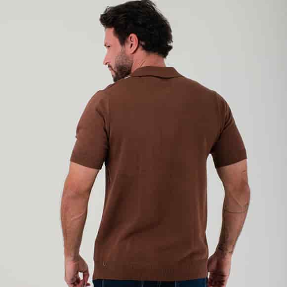 SUETER TIPO POLO MODA TEJIDO HOMBRE - miniatura 6