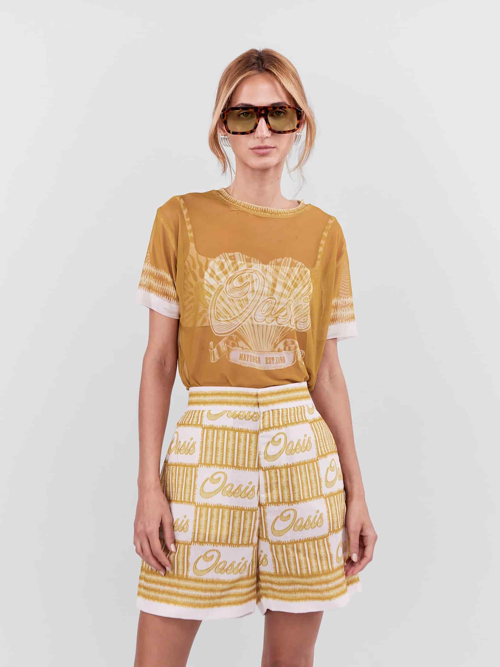 Mesh Top Oasis - Oro - miniatura 1