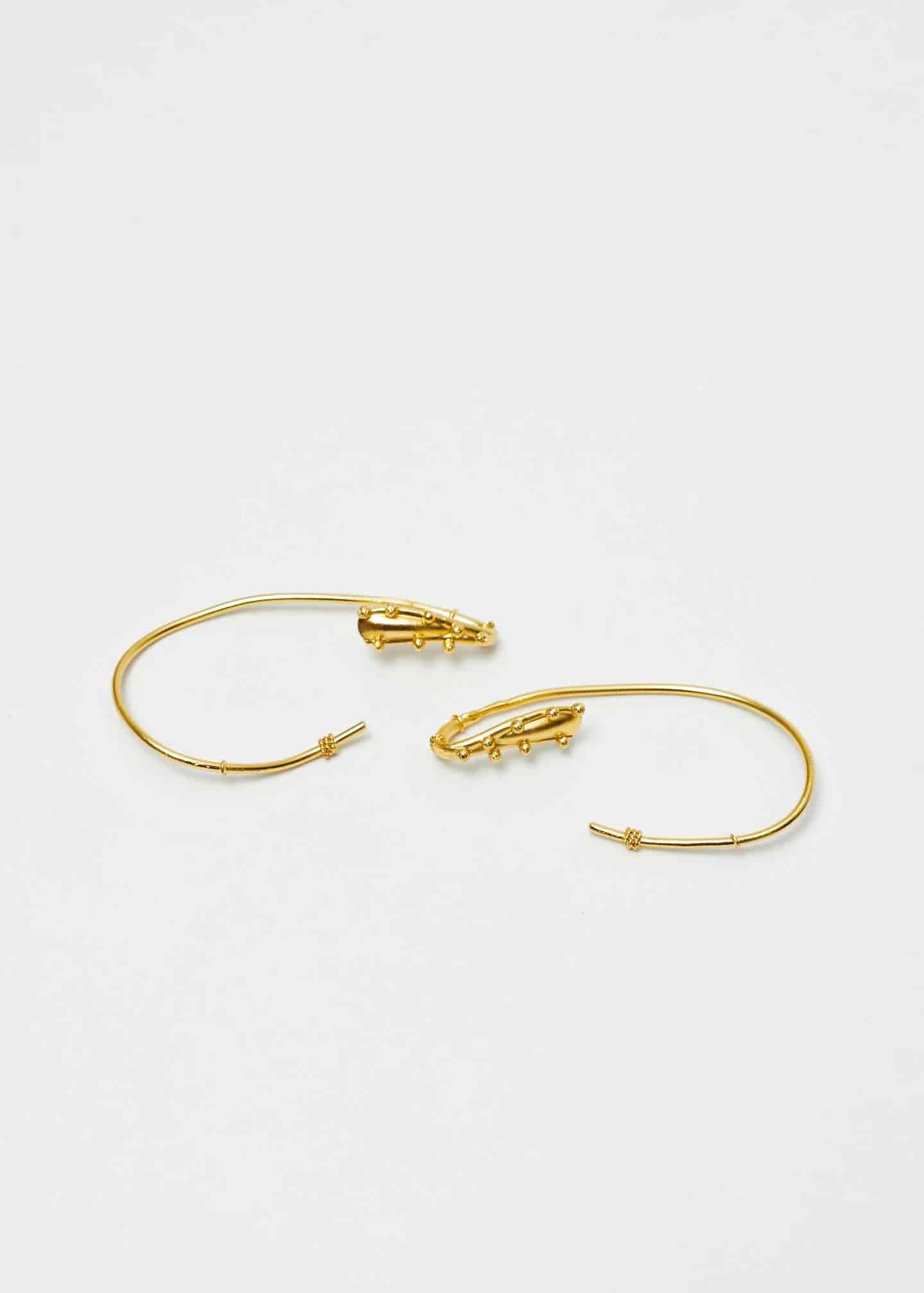 Earcuff Estambre Dorado - miniatura 4
