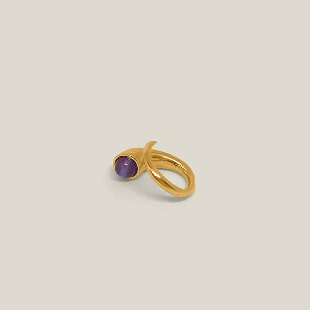 Mini Dum Pinky Ring Silver - miniatura 10