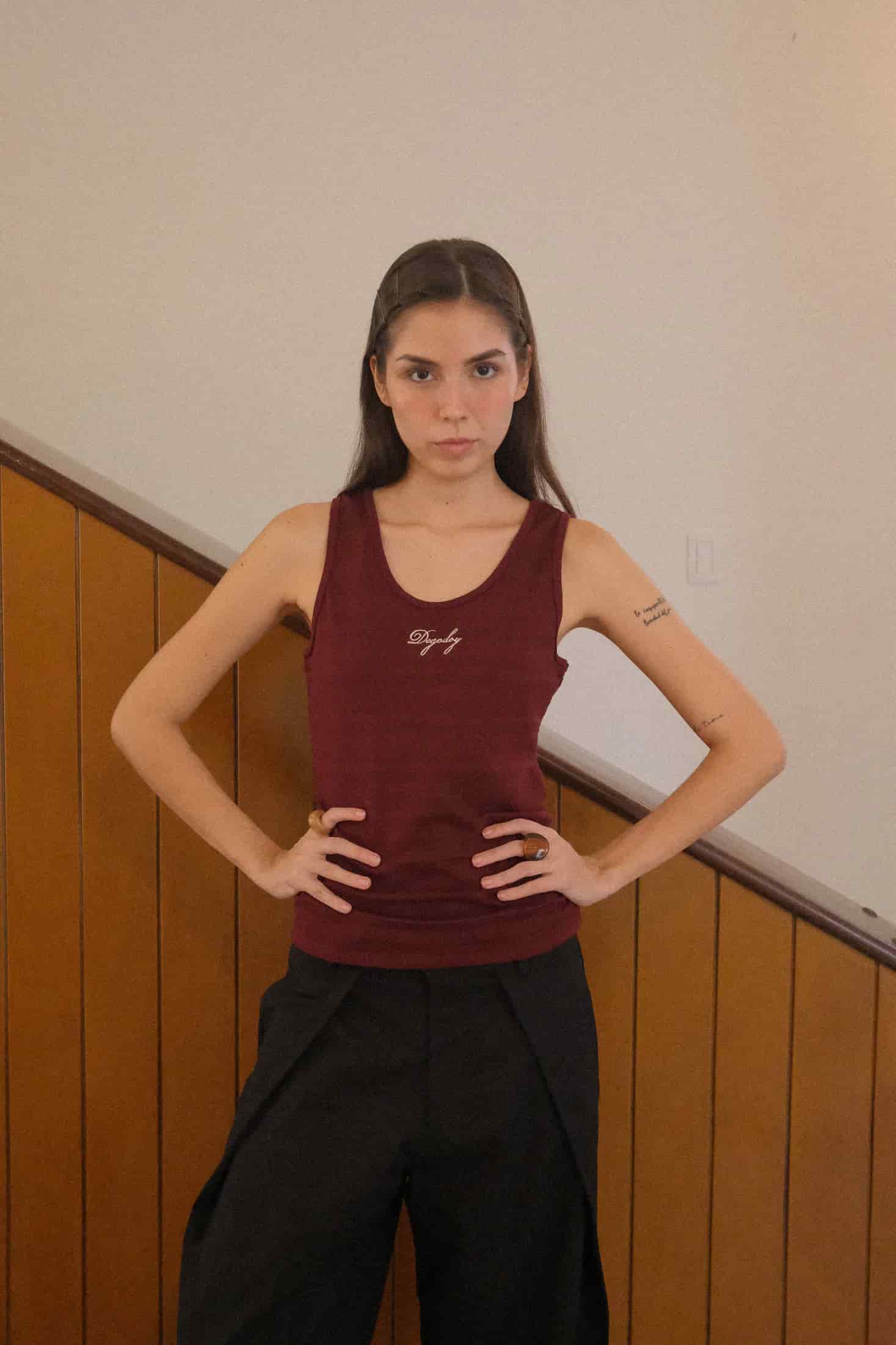 Tank Top Reencuentro Vino - miniatura 1