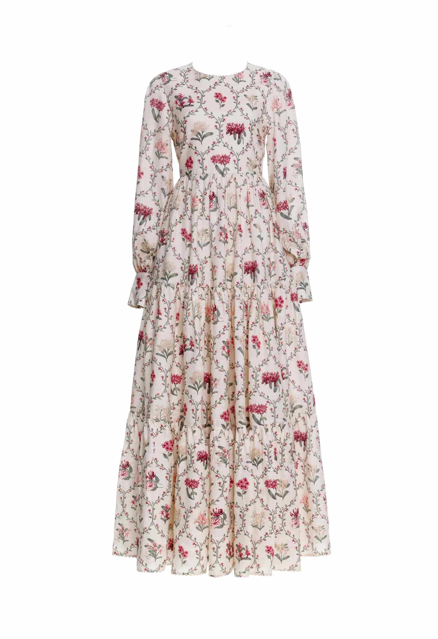 Nuez Orquidea Maxi Dress - miniatura 6