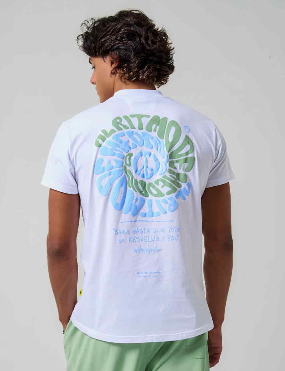 Camiseta Regular Fit Eco blanco Hombre - miniatura 8