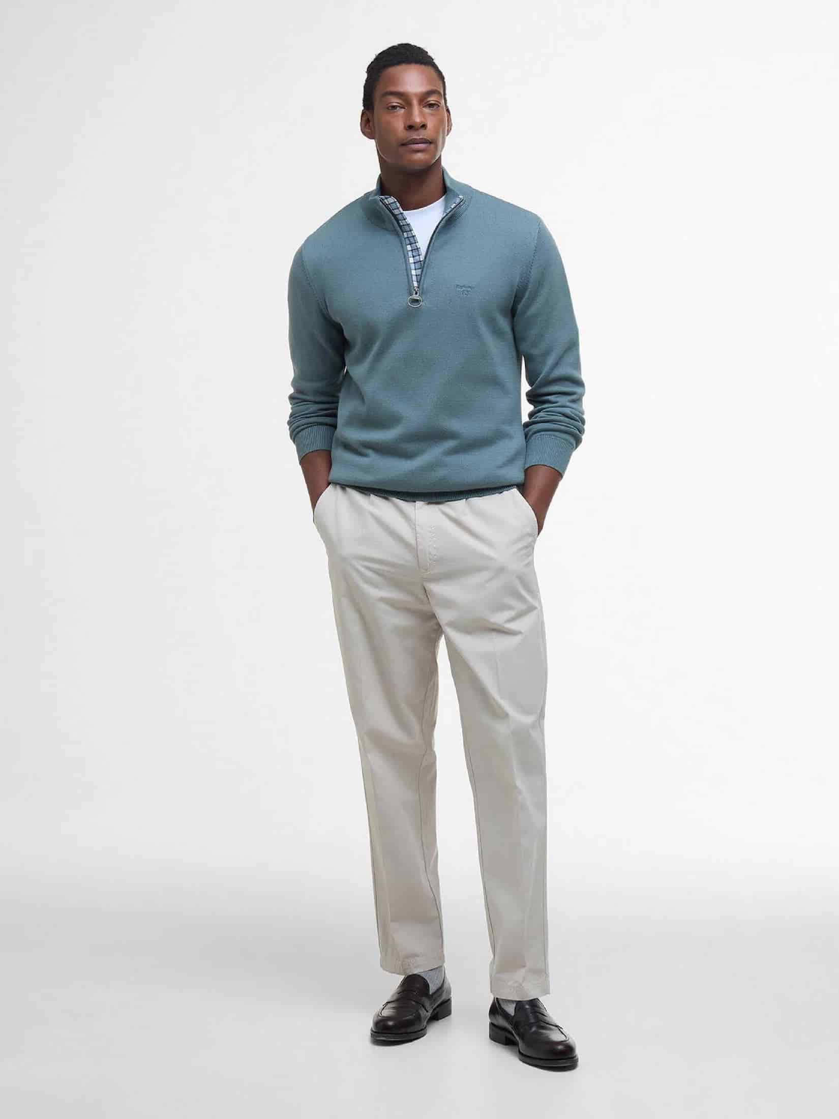 Cotton Quarter-Zip Jumper - miniatura 29