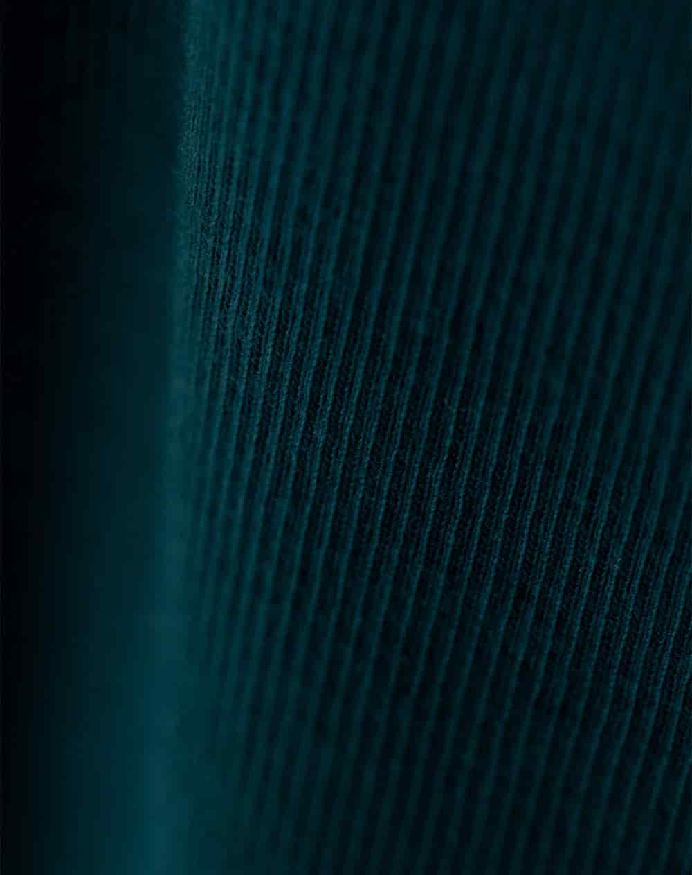 Camiseta esqueleto slim rib algodón verde mujer - miniatura 6