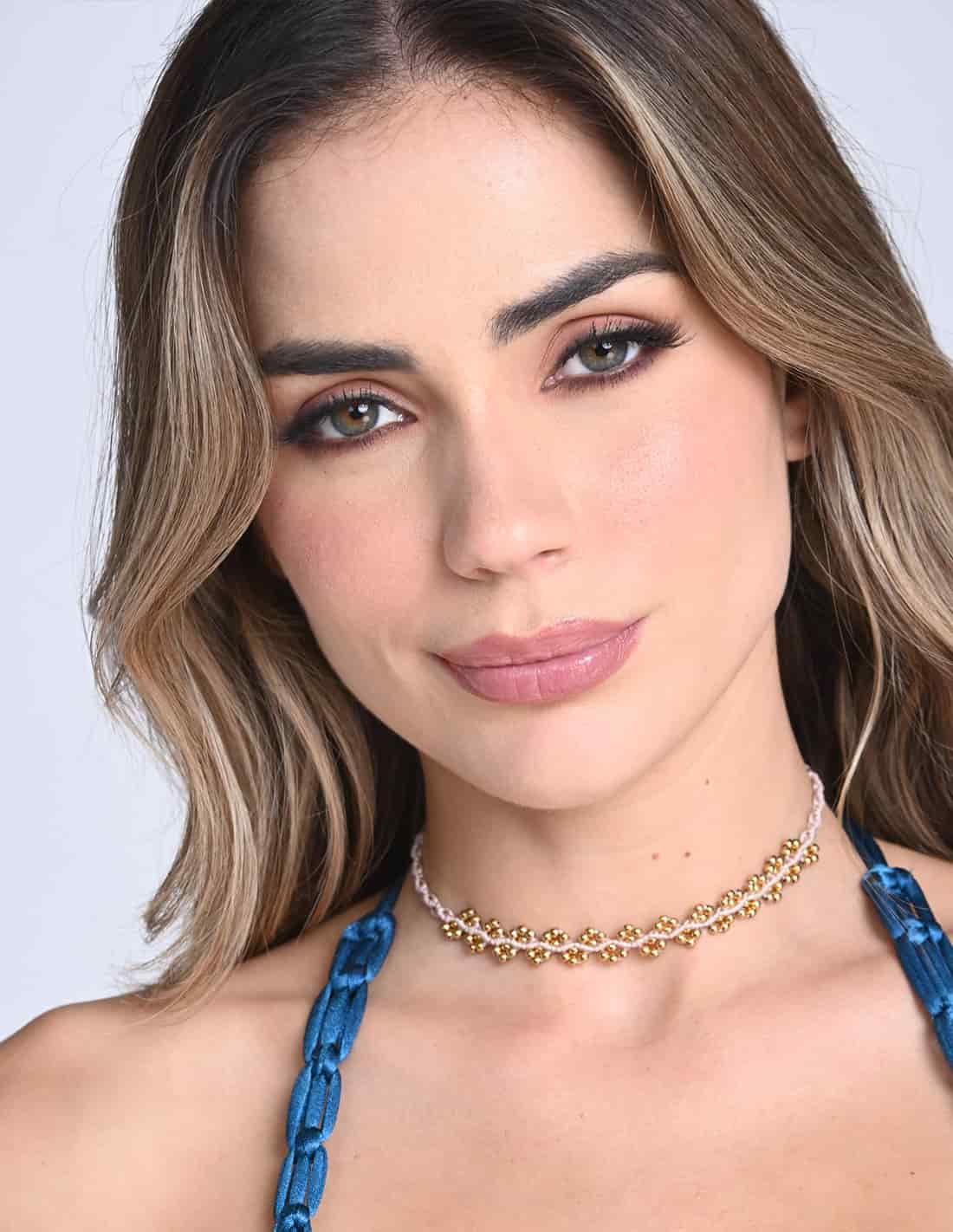 Choker Nayara Pink Rose - miniatura 1