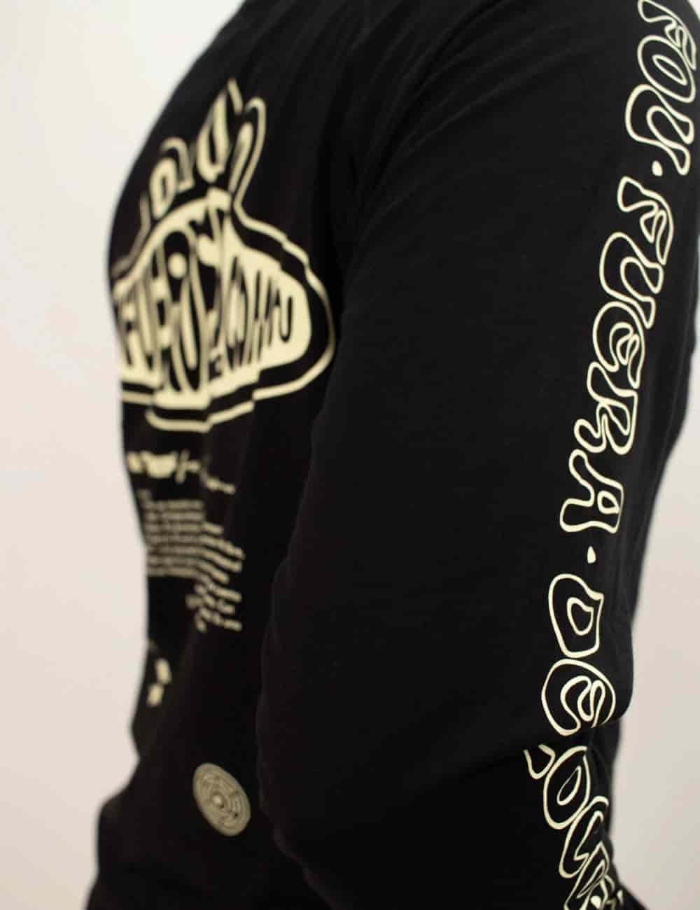 Camibuso Regular Fit One the trip negro Hombre - miniatura 3