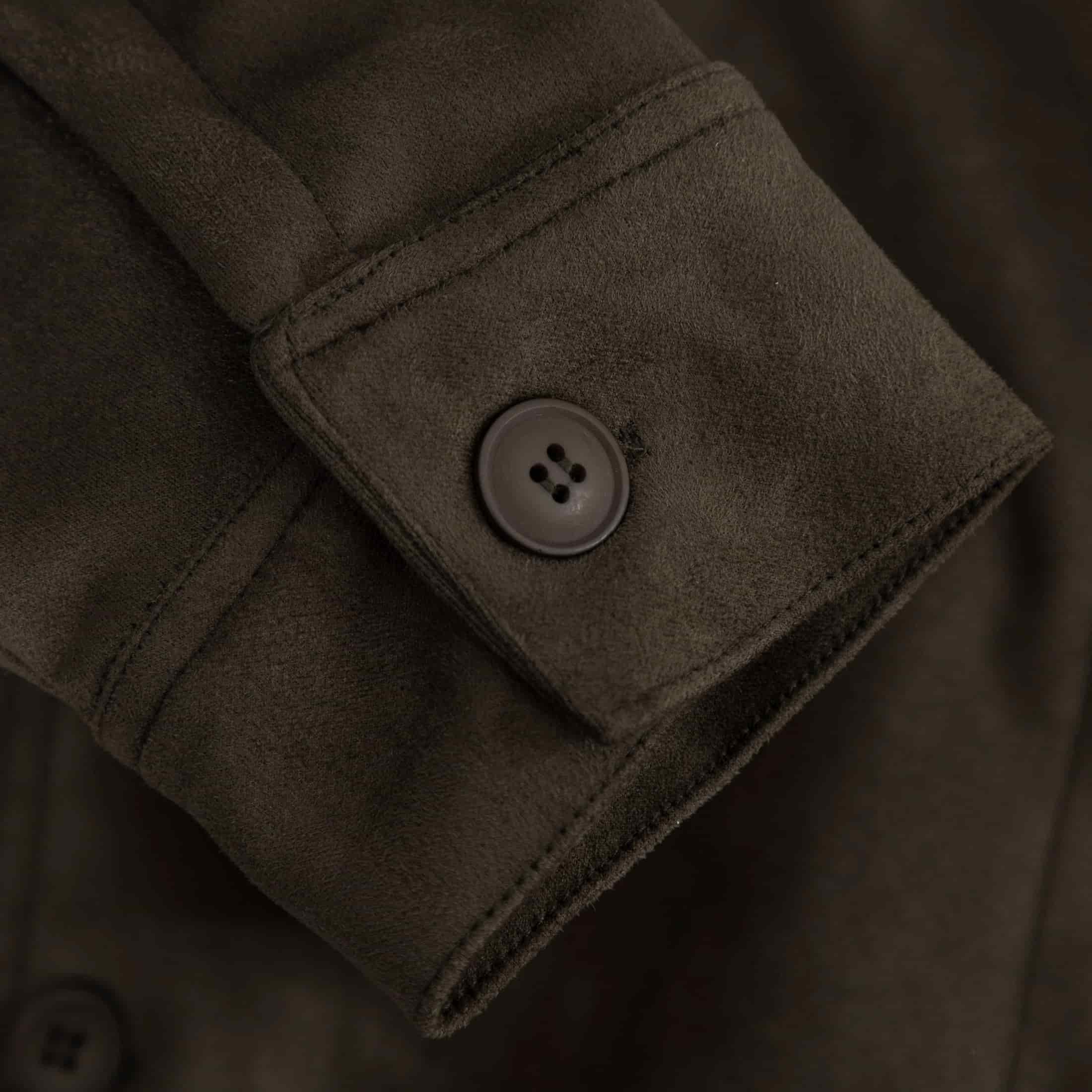 Suede Classic Jacket Verde Militar - miniatura 2