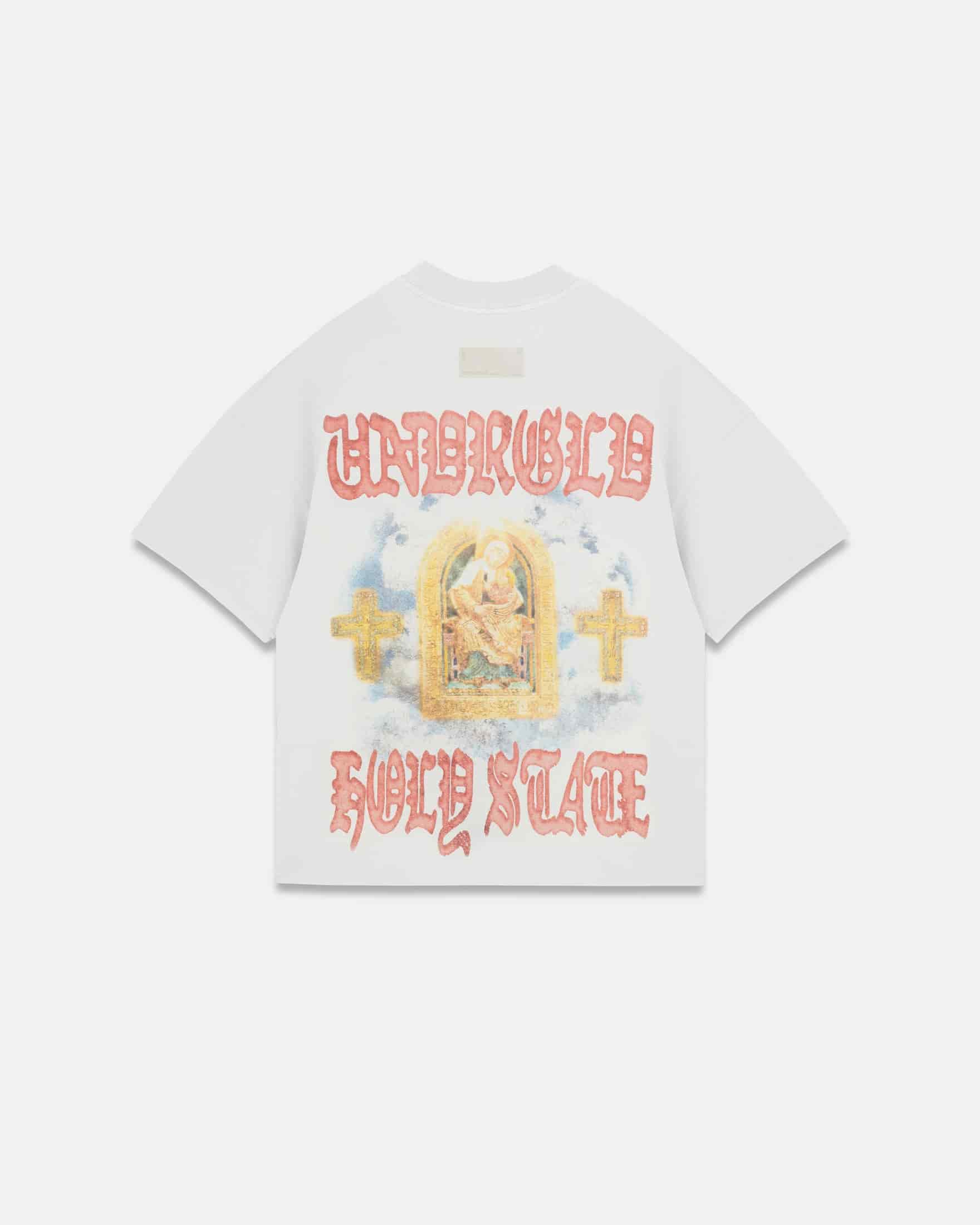 Holy State The Savior Boxy Fit Tshirt White - miniatura 3