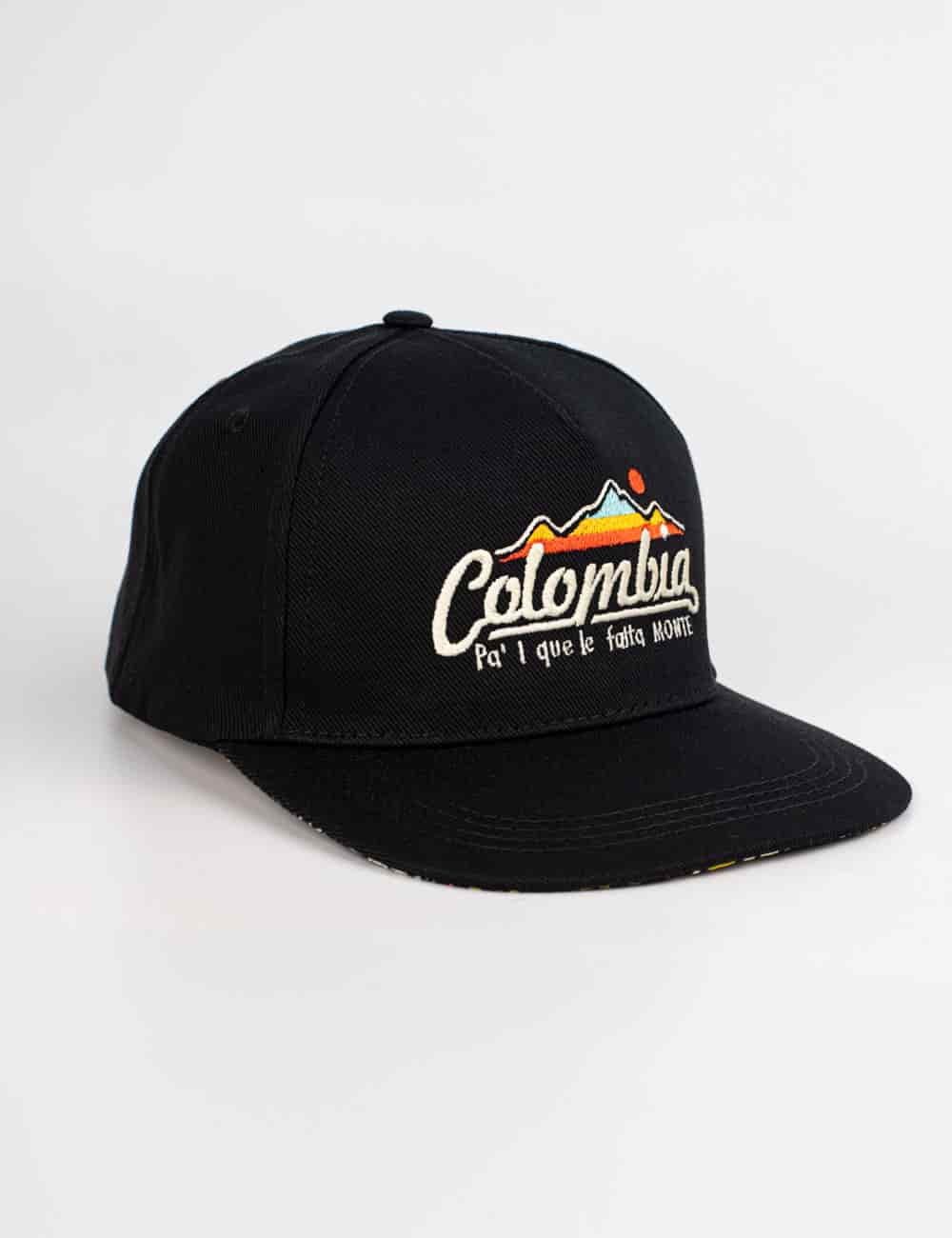 Gorra Desestructurada Drill negro Colombia Unisex - miniatura 4