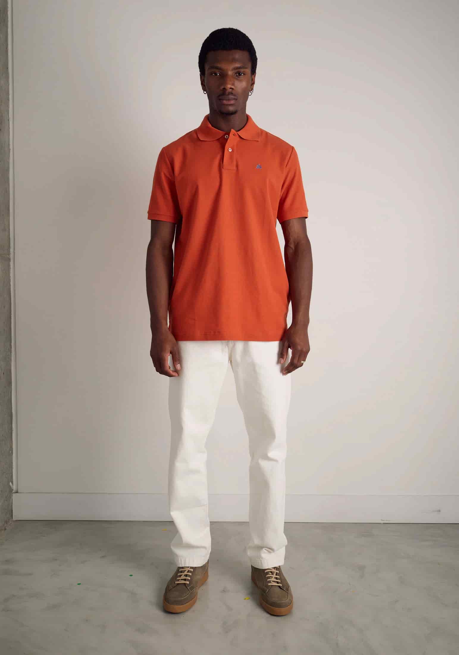 Camiseta Polo H L-Azm Terracota - miniatura 2