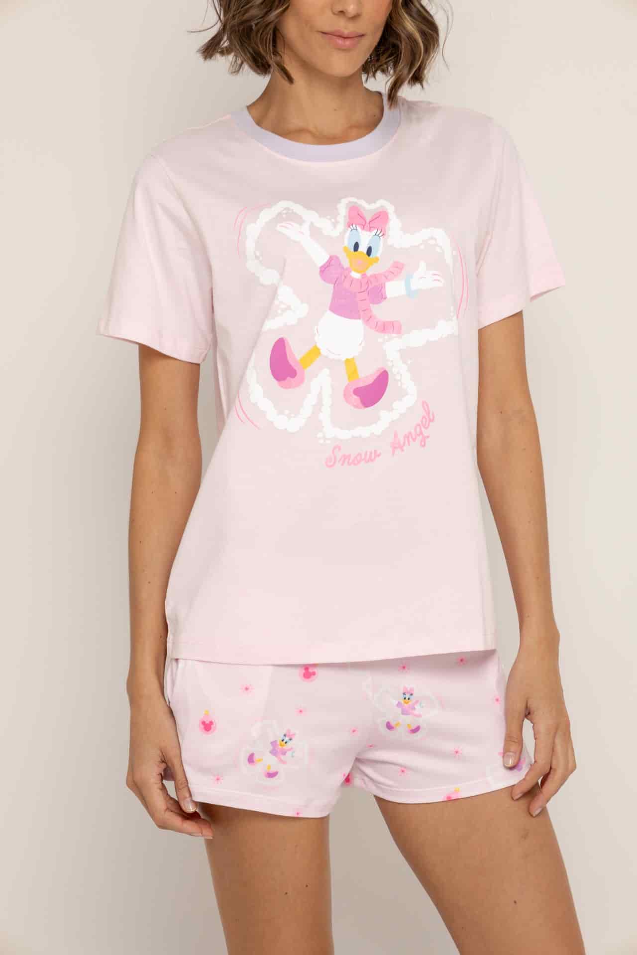 Conjunto Short Elástico Rosa Daisy - miniatura 1