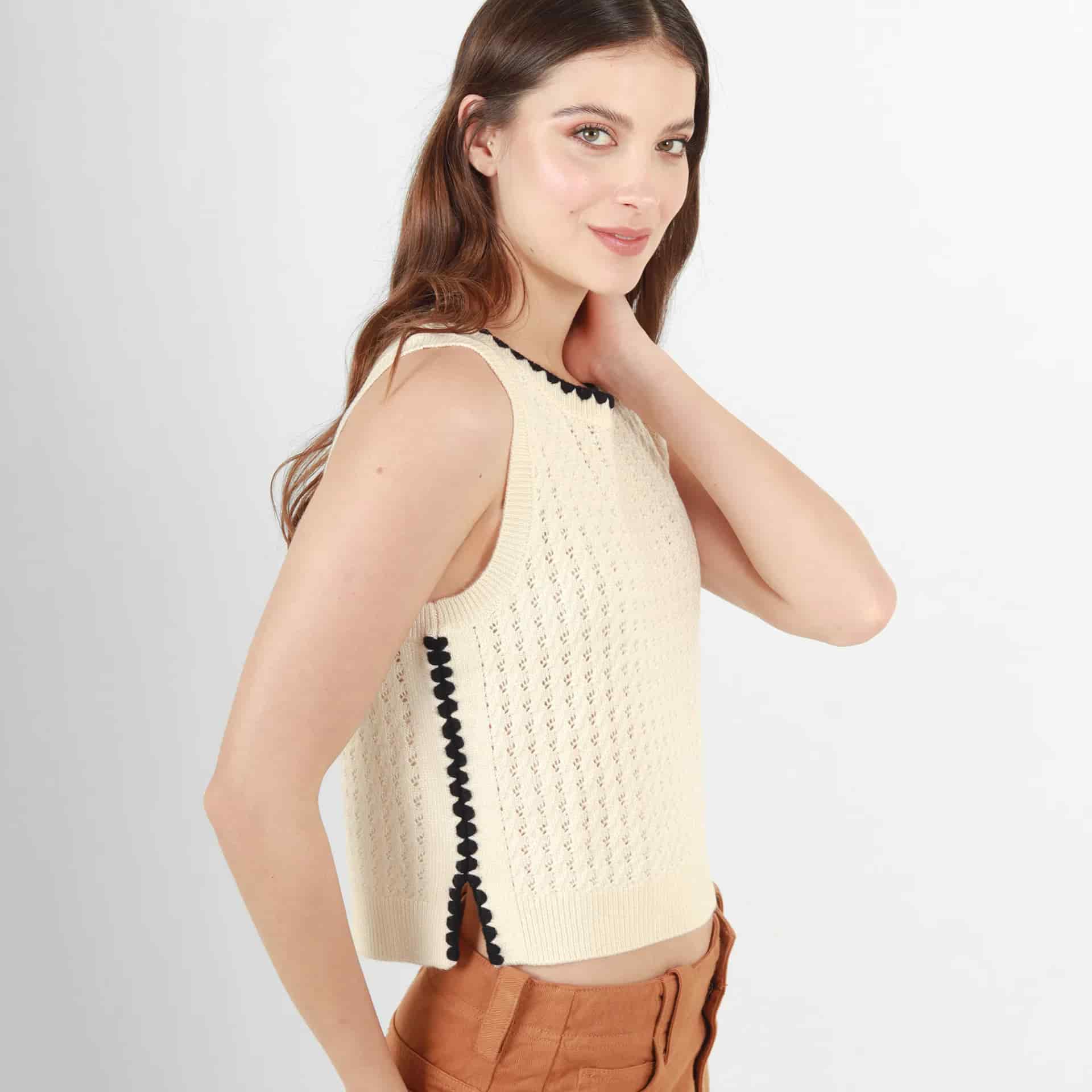Sweater Cuello Redondo Manga Sisa - miniatura 2