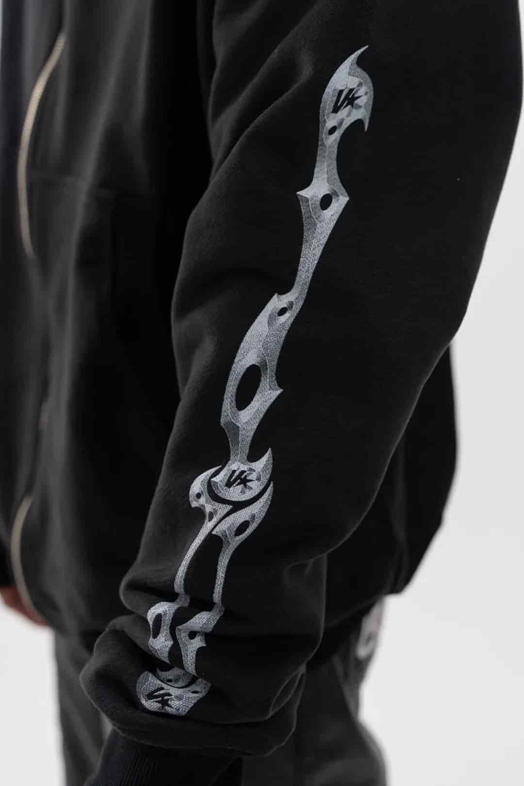 VENENO BUZO ZIP UP GRUNGE BONES - miniatura 8