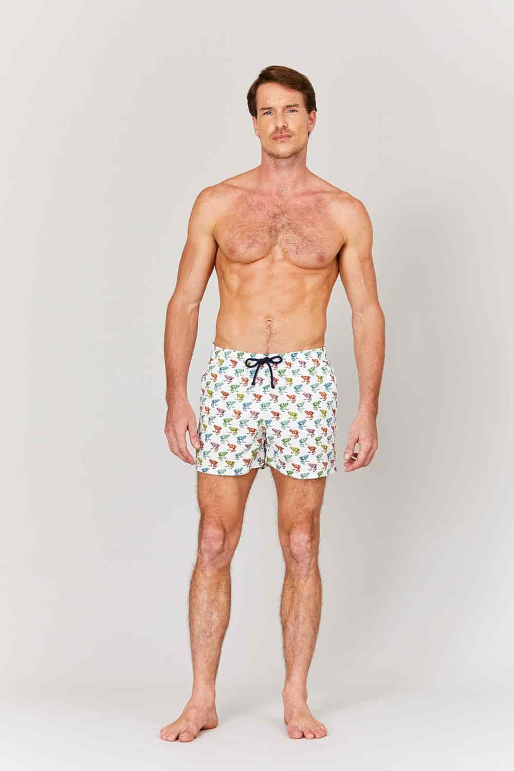 Men's swim trunk small frogs - miniatura 1