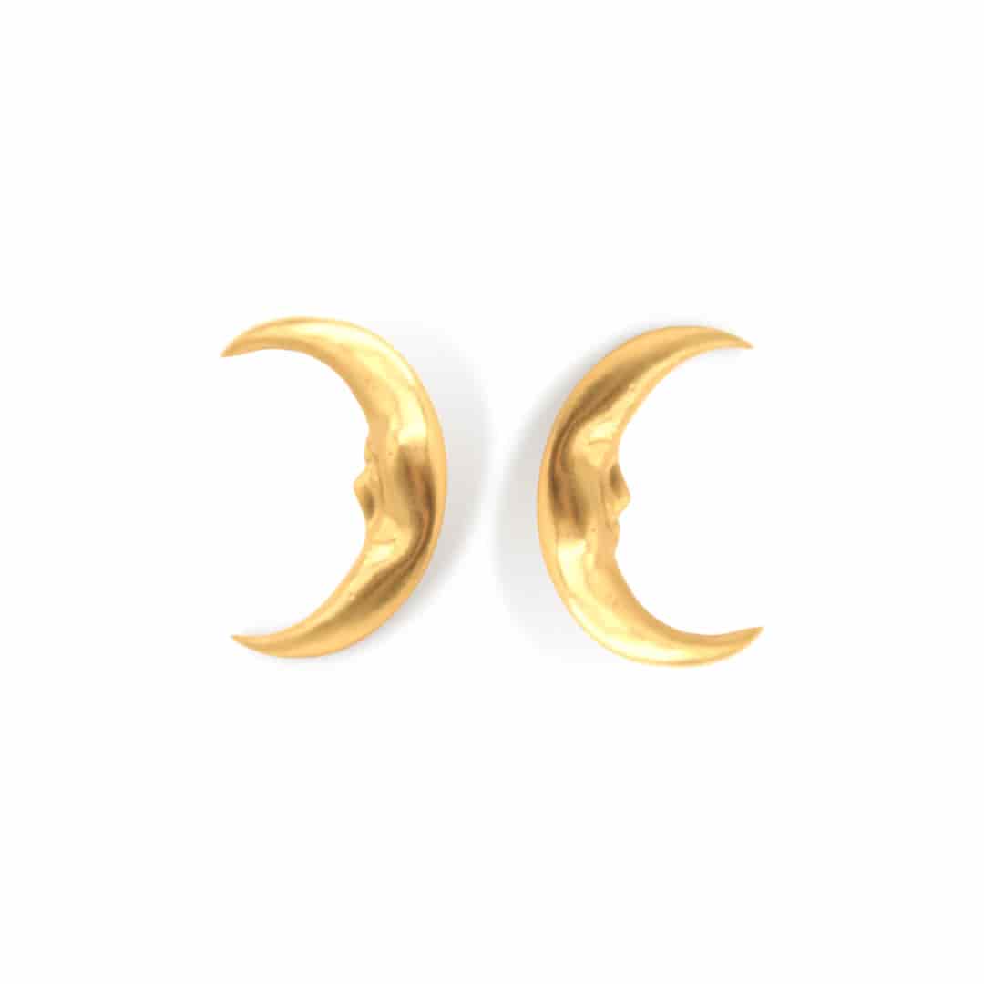 Aretes de media luna grande - miniatura 2