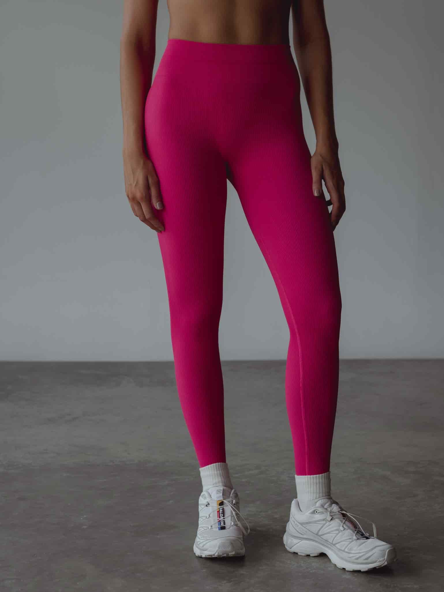BLAZE SEAMLESS LEGGINGS - FUCSIA - miniatura 1