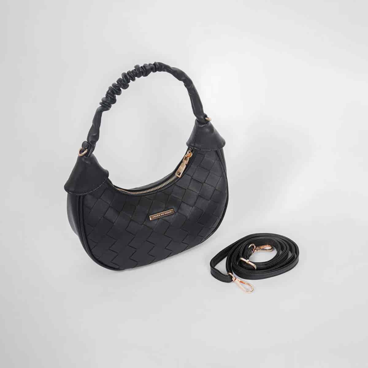 Bolso de hombro con textura - miniatura 8