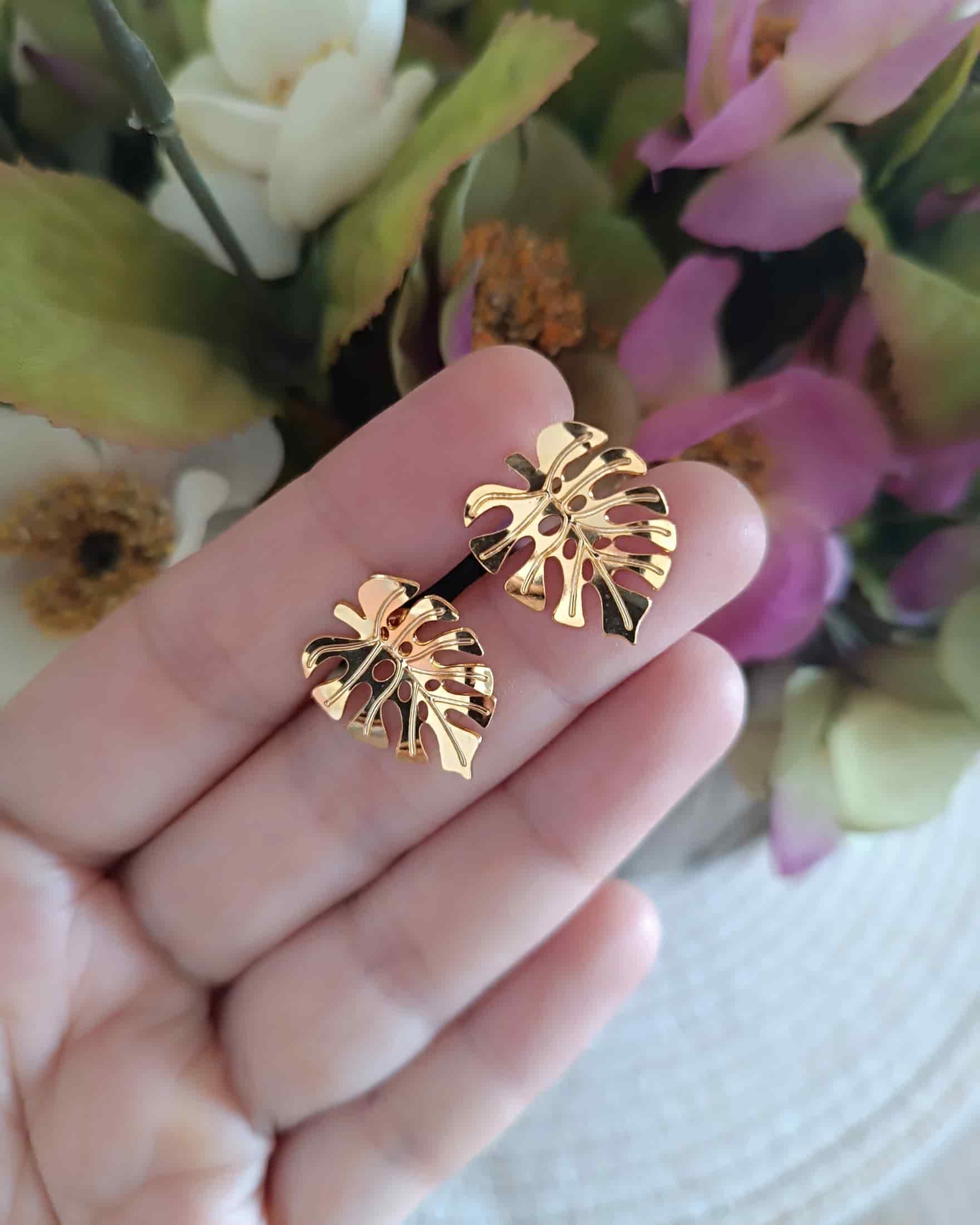 Aretes básicos Hoja Rota - miniatura 3