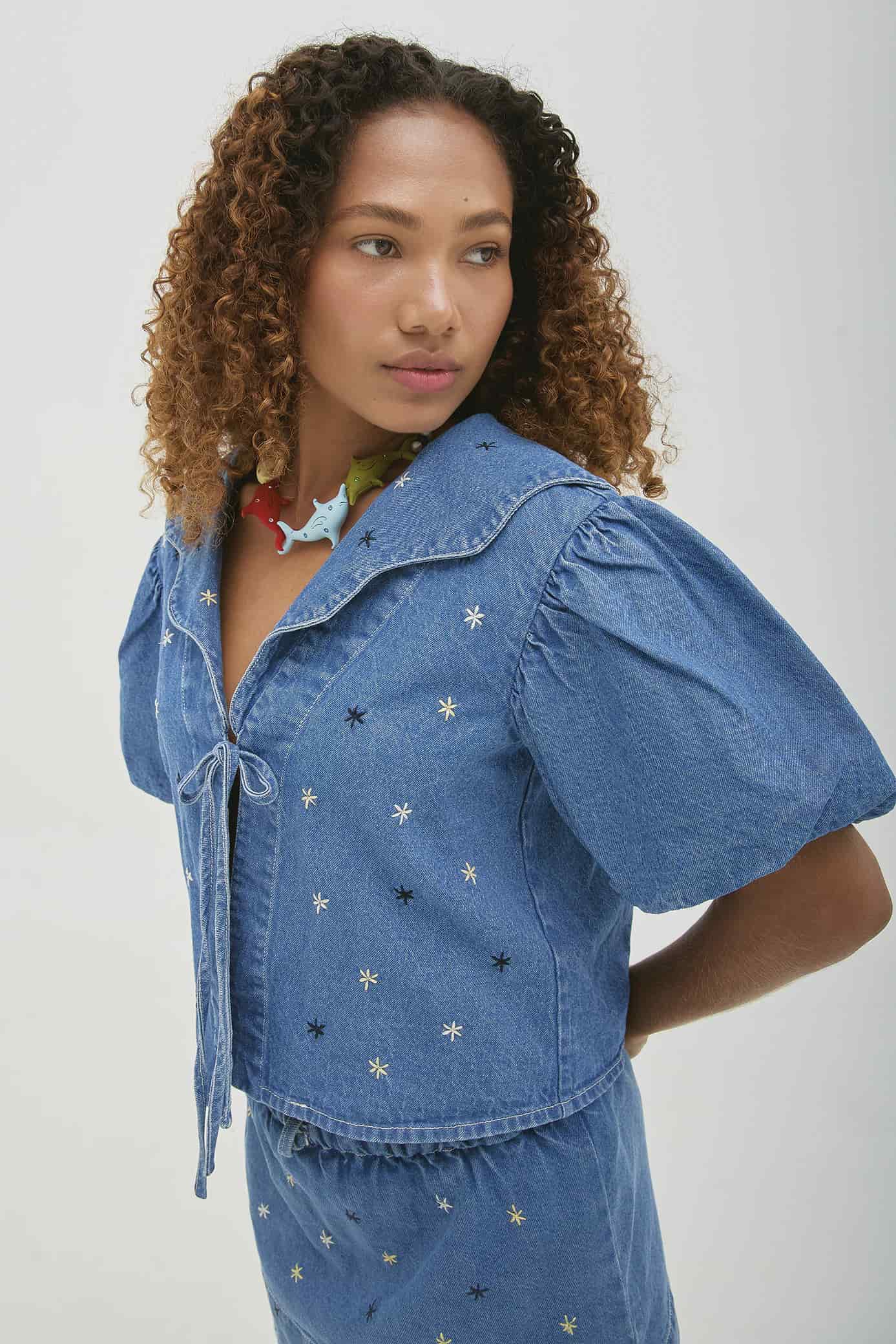 Marea Top Estrellas Denim - miniatura 5